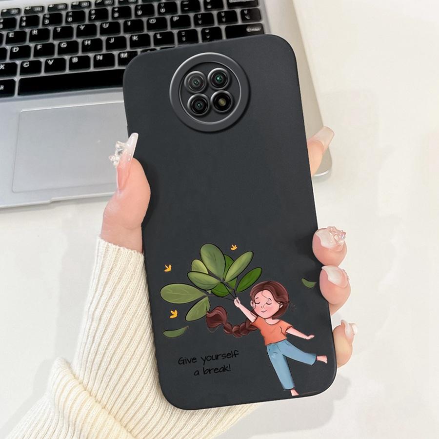 Для Xiaomi Redmi Note 9T 5G Чехол-бампер Мультяшный Рисованный Мягкий Силикон Матовый Чехол для Телефона Для Redmi Note9 9 T 5G Задняя Крышка