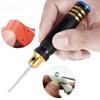 Model Panel Line Scriber Resin Carved Scribe Line Hobby Cutting Tool Model Chisel with 7 Blades 0.1-2.0mm for Carving Cutting