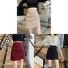 Classic High Waist Mini Skirt With Ruffles And Zipper For Stylish Women