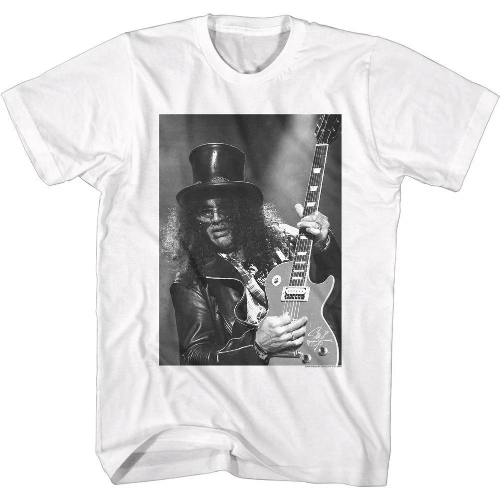 Slash - Black & White With Guitar - Short Sleeve - - Children's T-shirt