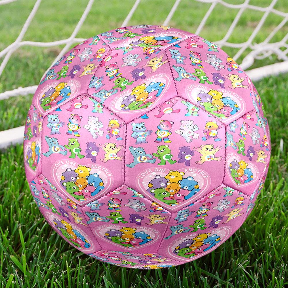 Care Bears Print Size 5 Soccer Ball, Standard Match Football for Sports Game and Team Practice, Ideal Gift for Soccer Fans