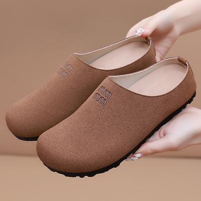 Баотоу тапочки женские летние новые модные дышащие с мягкой подошвой, не утомляют ноги, женская обувь, повседневные тапочки на одну ногу