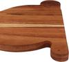 Bunny Shaped Wood Serving Board, Wood Cutting Board for Kitchen, Wooden Charcuterie Boards, Funny Serving Platter for Cheese and Food, 14.3" X 10.5"