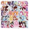52 PCS Stickers Fairy Dream Leaf Lori Characters Including Princess Aizhen Suitable for Peripheral Decorations of Hand Accounts  Waterproof Stickers.