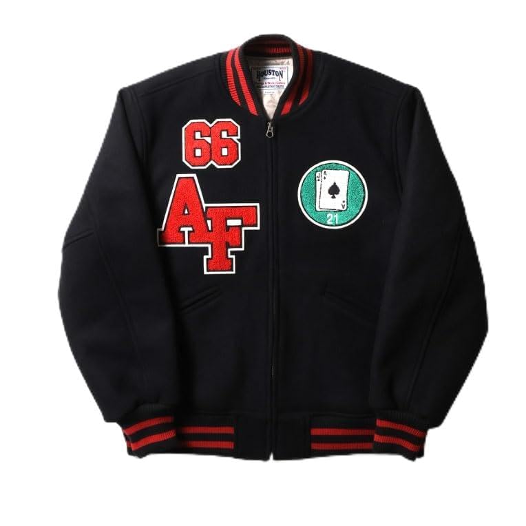 MELTON AWARD JACKET 51377 BLACK [Houston] (USAFA)