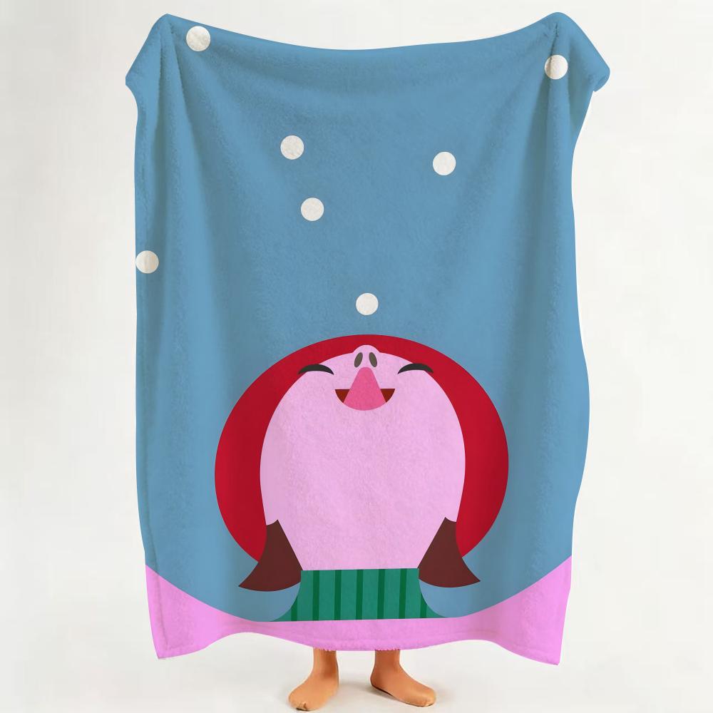 Illustrator Andy Huang Throw Flannel Throw Blanket Suitable for Sofa Living Room Bedroom
