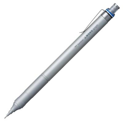 Механический карандаш Tombow 0,3 мм MONO Monograph Fine (Широкий обзор/Низкий центр тяжести) Серебряный DPA-111A