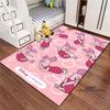 3D printed cartoon (piglet) pattern rugs, suitable for living room, bedroom, children's room, sofas, doormats, non-slip floor