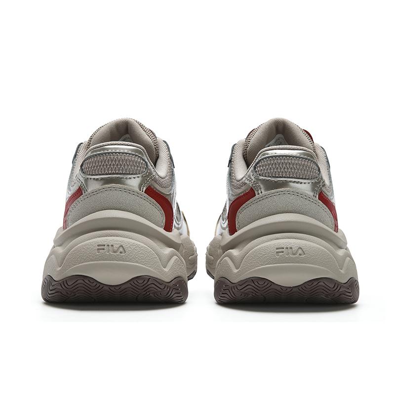 Fila Mars 4 Ретро Личность Спорт Кэжуал Удобные Прочные Дышащие Легкие Низкие Кроссовки для Повседневной Носки Женские кроссовки Коричневый F12W542103FCM