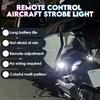 Magnetic Car Light, USB Rechargeable Car Light with Remote Control, Multi-functional LED Light for Car Motorcycle Decor