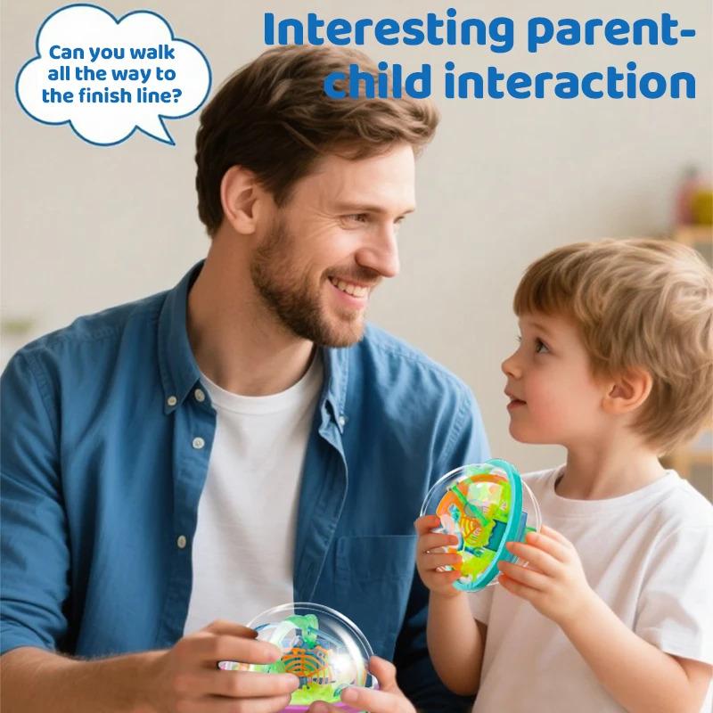 Нетоксичный Лабиринт Шар Мини Магический 3D Пазл Интеллект И Идея Игра Лабиринт Perplexus Лабиринт Подарки Iq Дисплей Для Детей И