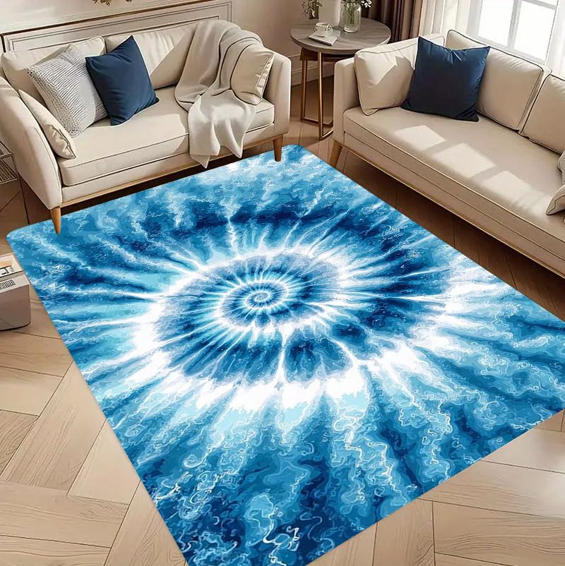 Tie Dye Gradient Living Room Rug Carpet Home Decoration Non Slip Floor Mat Large Area Rug Nordic Style Modern Style