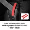1Pair Car Seat Back Belt Cover For Subaru BRZ Toyota GR86 2012-2019 2020 2021 2022 2023 2024 Car Interior LHD RHD Accessories