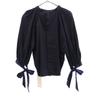 FRAY I.D Made In Japan FWFB174022 Long Sleeve Ribbon Puff Blouse 1 Navy Women Used