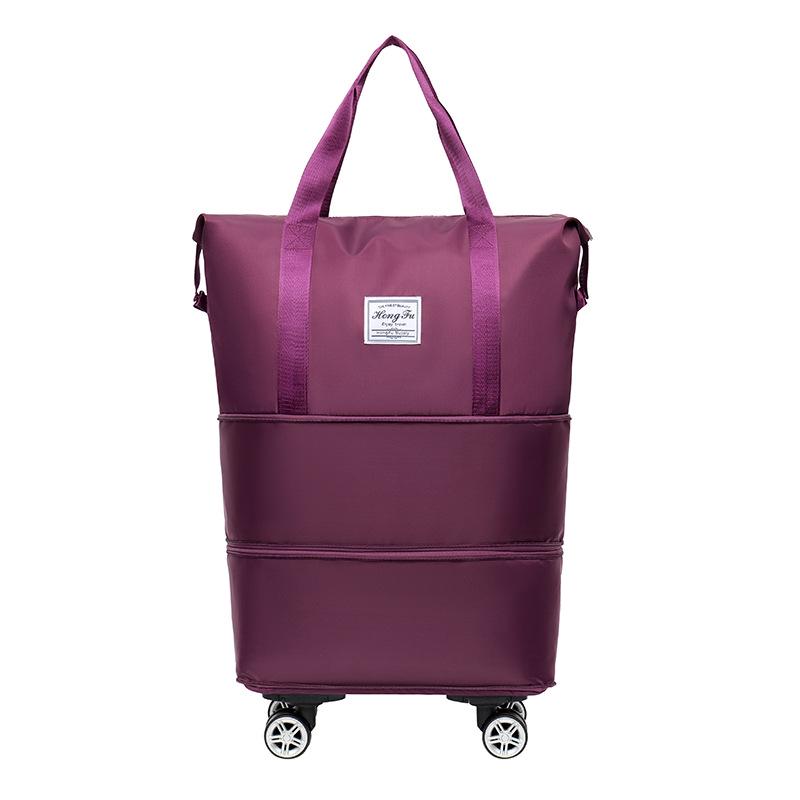 Expandable Wheeled Travel Bag for Business Trips and Short Commutes