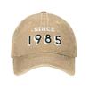 Custom Cotton Since Born In 1985 Birthday Gifts Baseball Cap for Unisex Women Adjustable Dad Hat Outdoor
