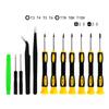 Набор бит Torx из 12 шт. T3 T4 T5 T6 T7 T8 T10 Мини-шестигранный отвертка Инструменты для разборки и ремонта ручки игровой консоли