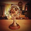 Armillary Brass  Sphere with Wooden Base