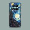 Чехол для телефона для Xiaomi Redmi 15C 14C 12C 13C Redmi Note 15 14 13 12 11 10 Pro Plus 5G 12S Мягкий чехол Раскраска Ван Гог Звездная ночь