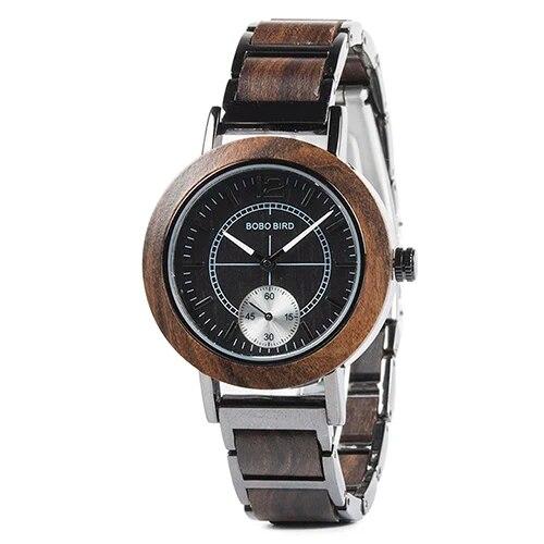 Relogio Masculino BOBO BIRD Wooden Men Watches Top Brand Luxury Stylish Women Watch Great Gifts for Lovers Accept Engraving Logo