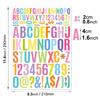 Letter Sticker 2+4cm Vinyl PVC Waterproof Self-adhesive Mailbox Car Size Alphanumeric Sticker