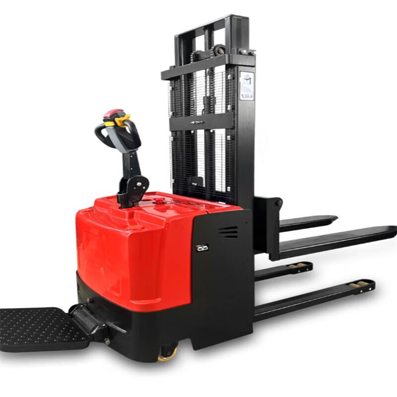 Junlun 2-Ton Electric Standing Stacker Forklift CN plug (adapter included)