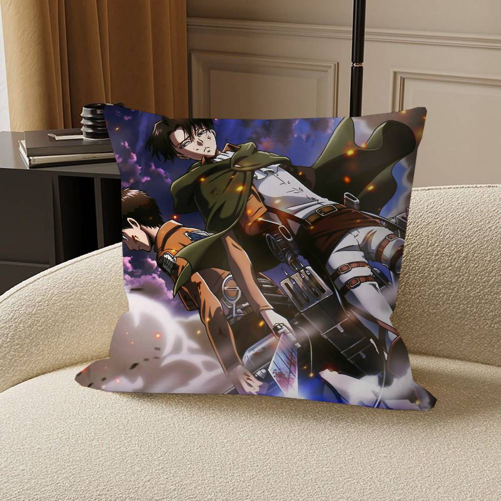 Аниме А-атака титанов Стич Счастливый Дракон наволочка чехол для диванной подушки украшение для дома комнаты подарок для детей