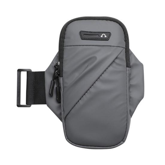 Спортивная сумка на руку Износостойкая большая вместимость Нескользящая Удобный гладкий держатель на молнии Брызгозащищенный браслет Держатель для мобильного телефона Аксессуар для спортзала