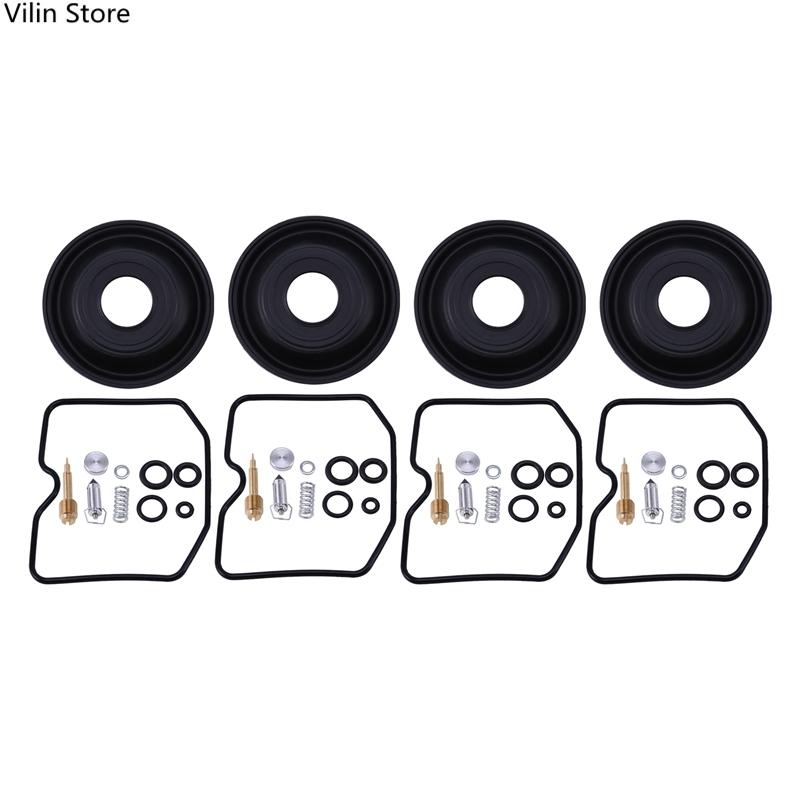 Для GPZ400R ZX400 GPZ400 GPZ ZX 400 R комплект для ремонта карбюратора мотоцикла, прокладка с плавающей иглой, воздушный винт