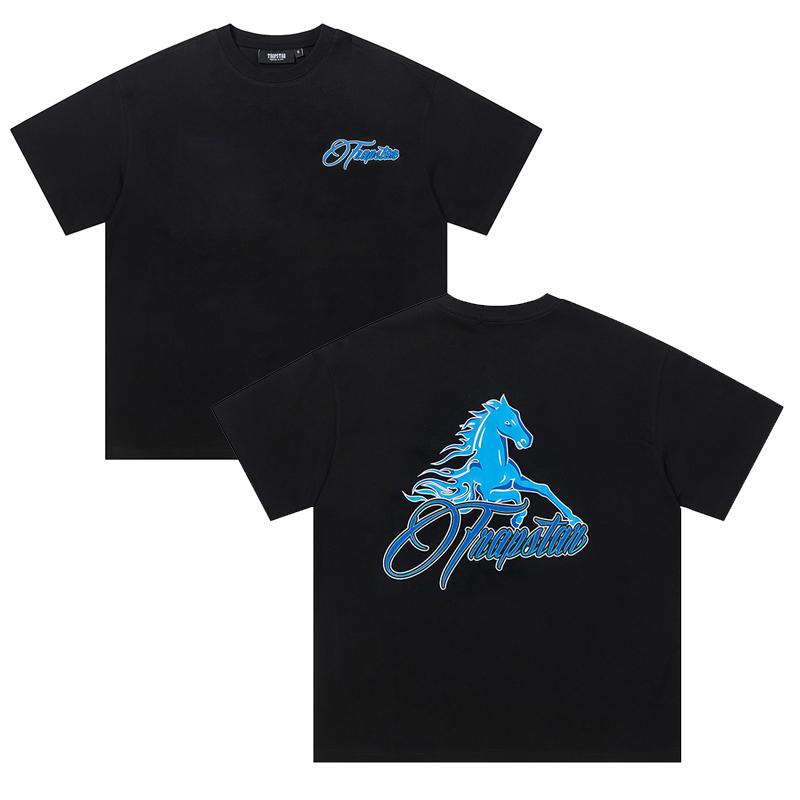 662 Trapstar London 2026 Summer New High Quality Cotton Round Neck Loose Large Size Women's T-shirt