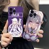 Чехол для мобильного телефона ReZero Emilia Waifu для iPhone 17 16 15 14 13 12 11 X XR XS 8 7 Air Pro Max Plus Mini Цветной Чехол Роскошный