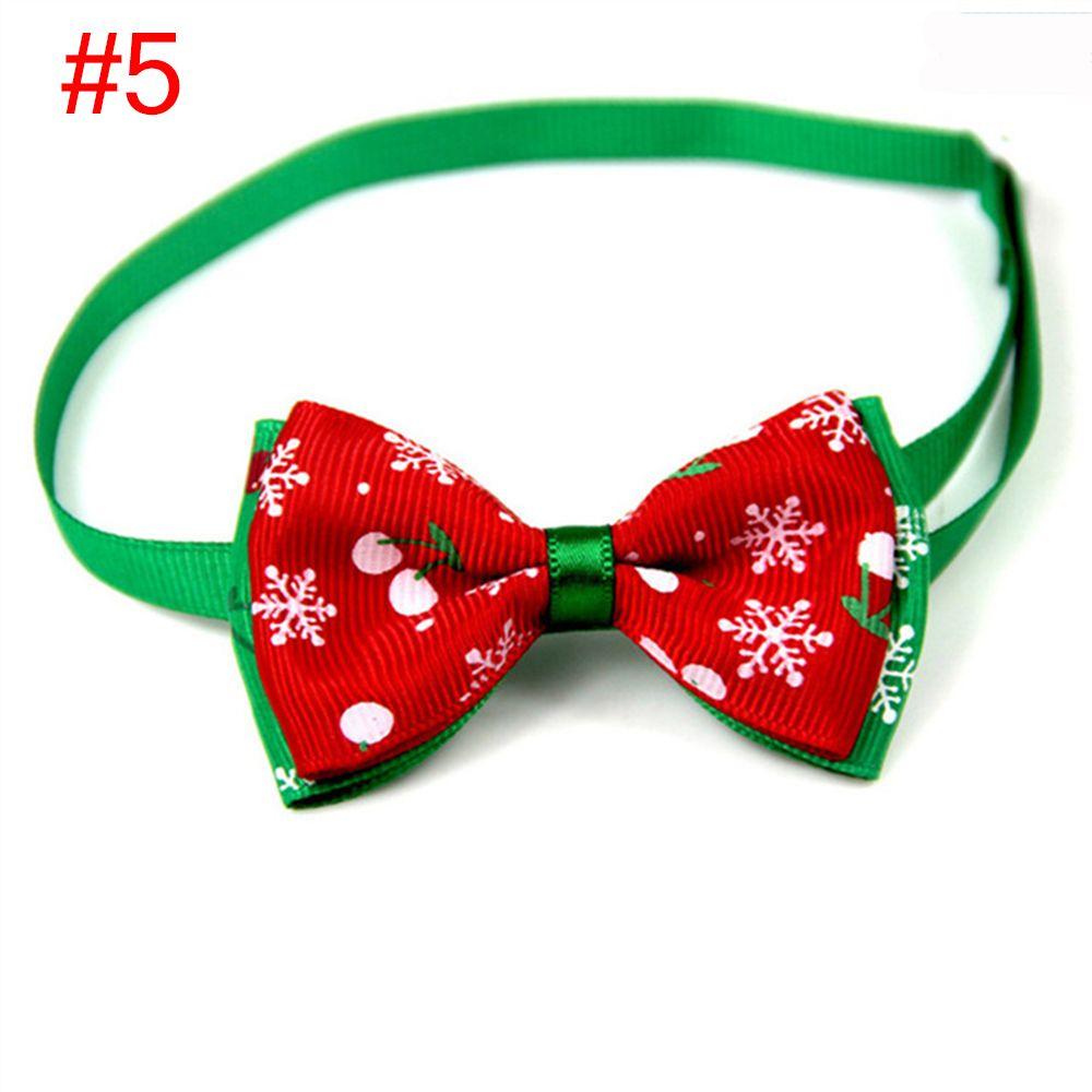 Decor Holidays Grooming Accessories Bowknot Collar Cat Choker Pet Christmas Necktie Dog Bow Tie