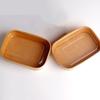 Pabei Disposable Kraft Paper Square Meal Box with Lid