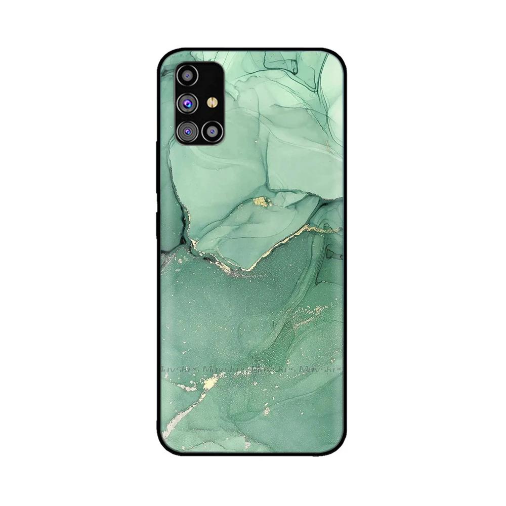 Ударопрочный чехол для Samsung Galaxy M31s Чехол M317F Задняя крышка Мягкий черный силиконовый чехол для телефона Для Samsung Galaxy M31 Чехлы Funda