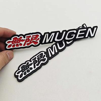 3D Металлическая Наклейка на Автомобиль Логотип Mugen Шильдик на Задний Багажник Для Honda Civic Accord Type R FN2 FK8 Fit Jazz RS Авто Аксессуары