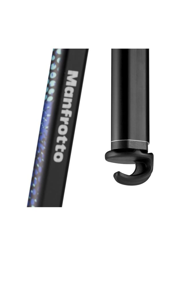 В комплект входит зажим для смартфона Manfrotto Element MII Алюминиевый штатив BL Максимальная высота 160 см Высота хранения Вес Грузоподъемность 8 кг Поворотный замок