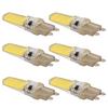 6pcs G9 LED Light Bulb COB Dimmable Professional G9 LED Bulb Replacement for Wall Lamps Table Lamps 220V