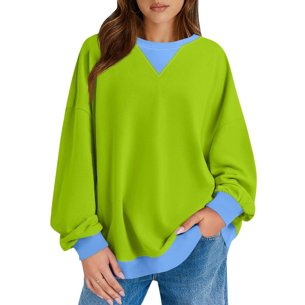 Женский повседневный пуловер с принтом, рубашка с длинным рукавом, толстовка большого размера