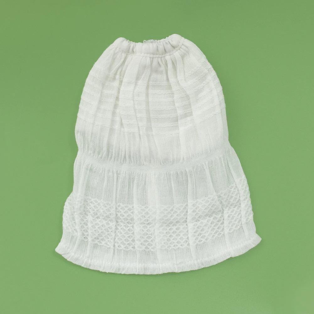 Одежда для Blythe Клетчатая плиссированная юбка Топ без бретелек Тюлевое платье Комплект юбка с оборками для кукол Licca Azones Ob22 Ker YMY аксессуары