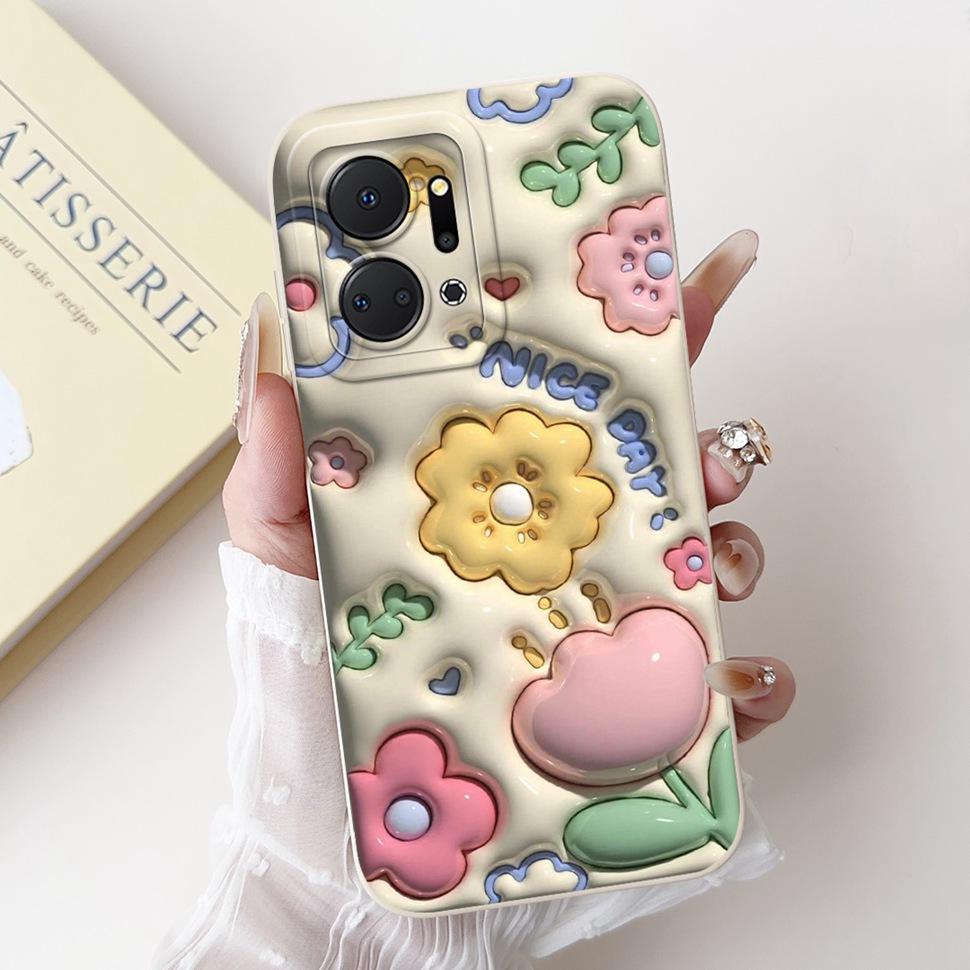 Роскошный painted чехол для Honor X7a 4G Case 2023 Силиконовый мягкий Fundas Чехол для телефона для Honor X7A X 7a HonorX7a Coque Capa