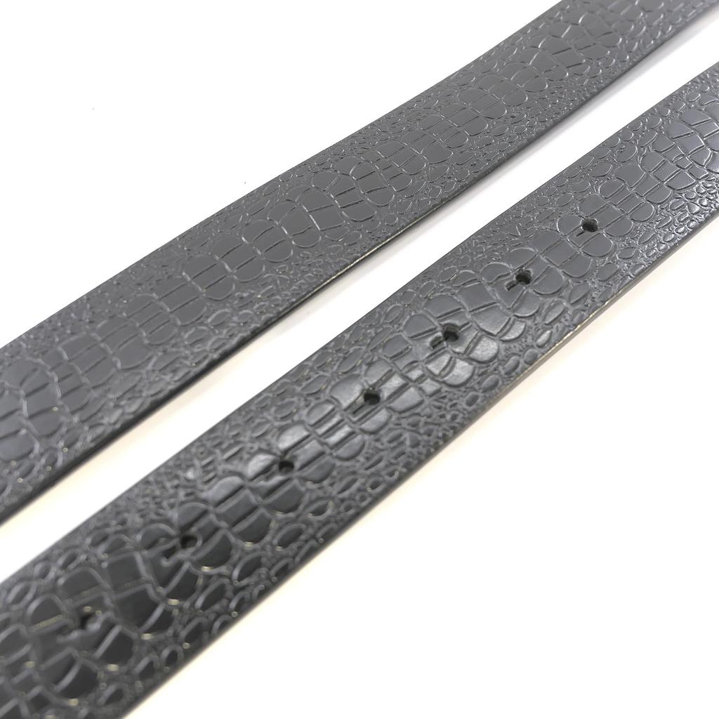 Кожа только крокодиловый живот по всей ширине, натуральная кожа [Happy Patch] ремень, узор, кожа, прибл.. 125см, 38мм, размер, длинный, мужской ремень,