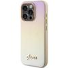 Guess Guhcp15Xpsairsd Iphone 15 Pro Max 6.7 Złoty/Gold Hardcase Saffiano Iridescent Script