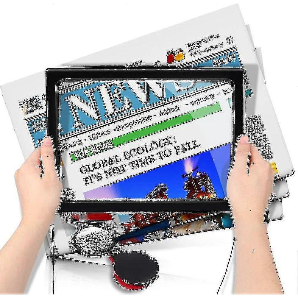 Reading Magnifiers Magnifier With Light, 3x Magnification Reading Magnifiers - chuan