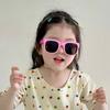 Солнцезащитные очки конфетного цвета для детей, складные солнцезащитные очки с большой оправой, детские складные очки