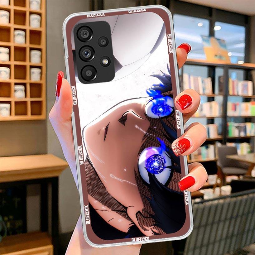 Аниме Blue Lock Чехол для телефона Samsung Galaxy A17 A37 A57 A16 A26 A36 A56 A15 A25 A35 A55 A14 A24 A34 A54 A13 A23 A33 A53 A15 A2