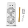 Portable Misting Fan 3 Hole Oscillating Dual Head Fan Quiet USB Rechargeable Battery Operated