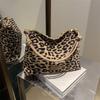 Fashionable Brown And Khaki Leopard Print Tote Bag For Daily Use And Style