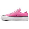 Converse Chuck Taylor All Star Шнуровка Прочные Амортизирующие Низкие Кеды из Канваса Женские Кроссовки Розовые A06508C