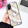 Модный художественный силиконовый чехол-мультяшка для Oppo F19/A74 с ударопрочным бампером