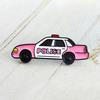 Эмалированная брошь с мультяшной полицейской машиной, булавка для мужчин и женщин, джинсовый рюкзак, декор для вечеринки, значок